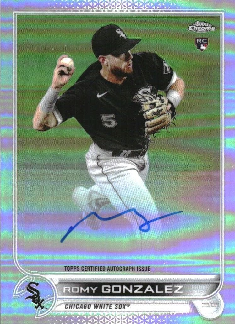 Romy Gonzalez 2022 topps Topps Chrome