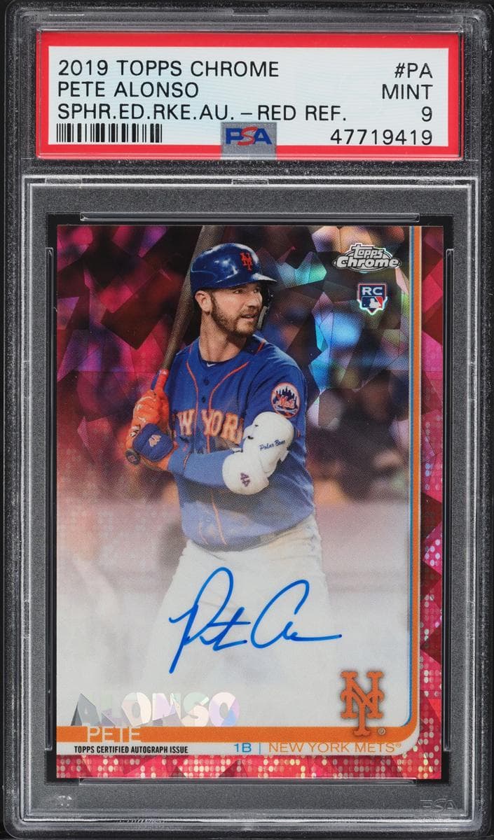 Pete Alonso 2019 topps