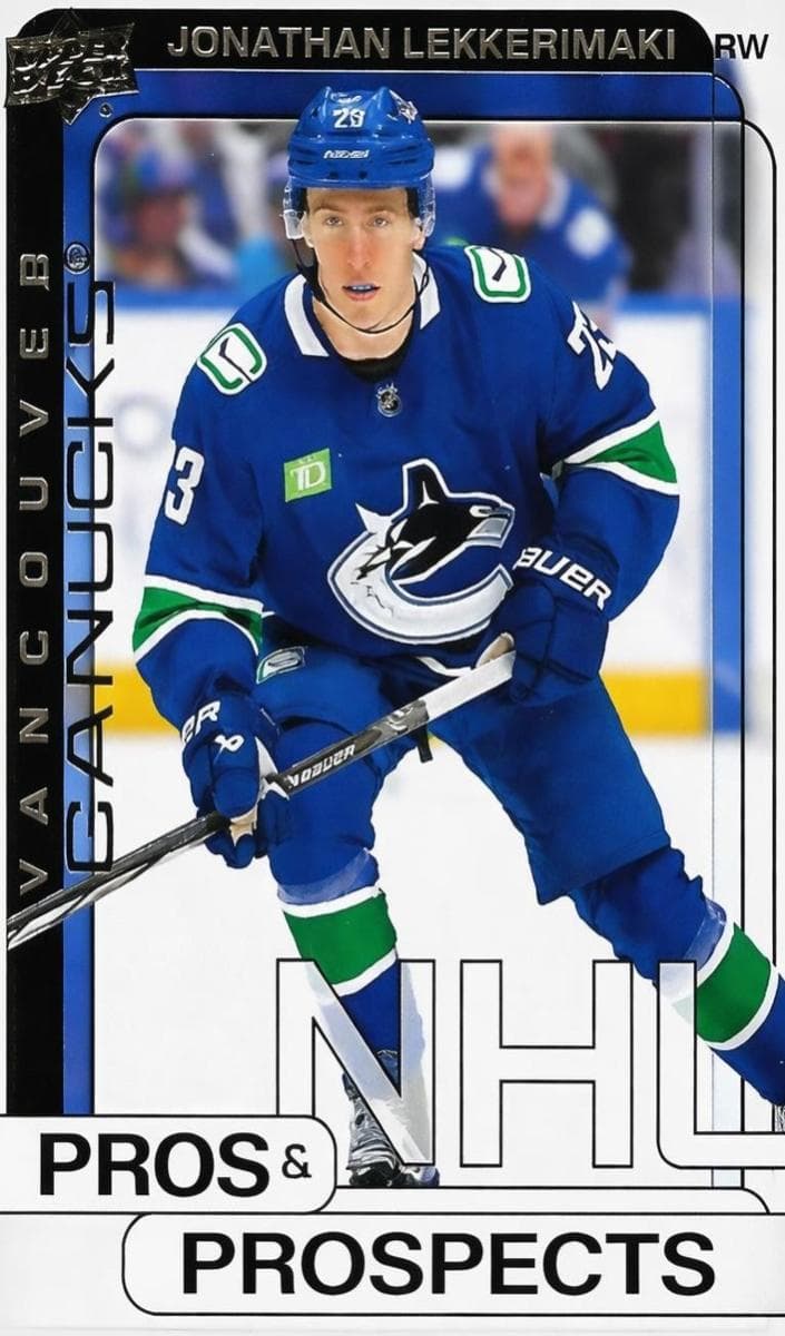 Jonathan Lekkerimaki 2024 upper-deck Upper Deck