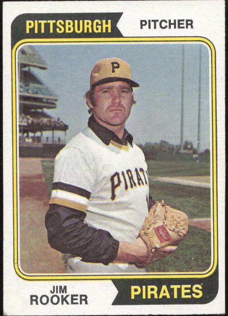 Jim Rooker 1974 topps Topps