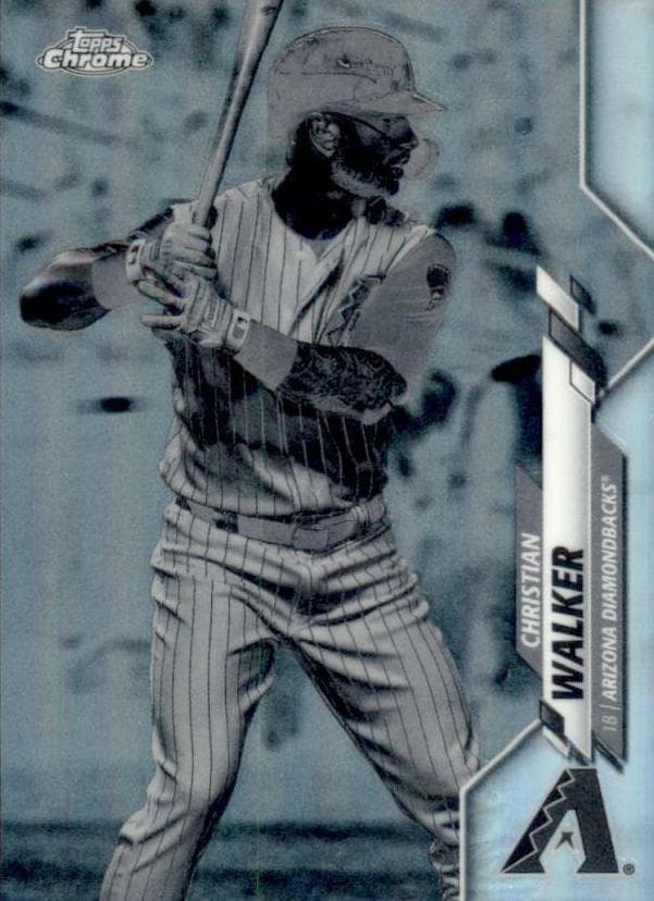 Christian Walker 2020 topps Topps Chrome
