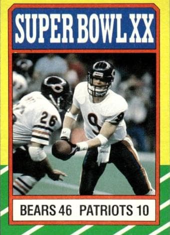 Super Bowl XX - Jim McMahon / Matt Suhey #8