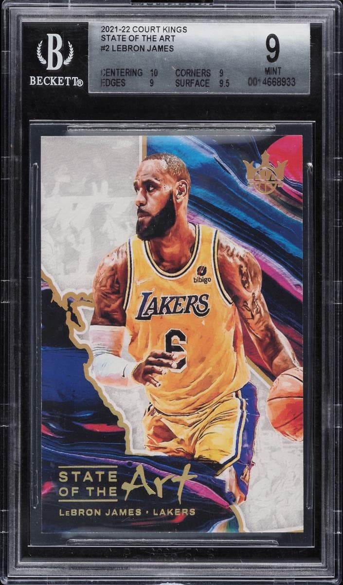LeBron James 2021 panini Panini Court Kings