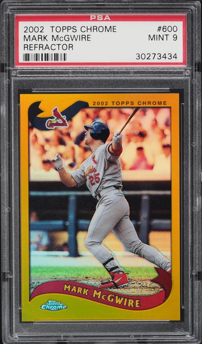 Mark McGwire 2002 topps Topps Chrome