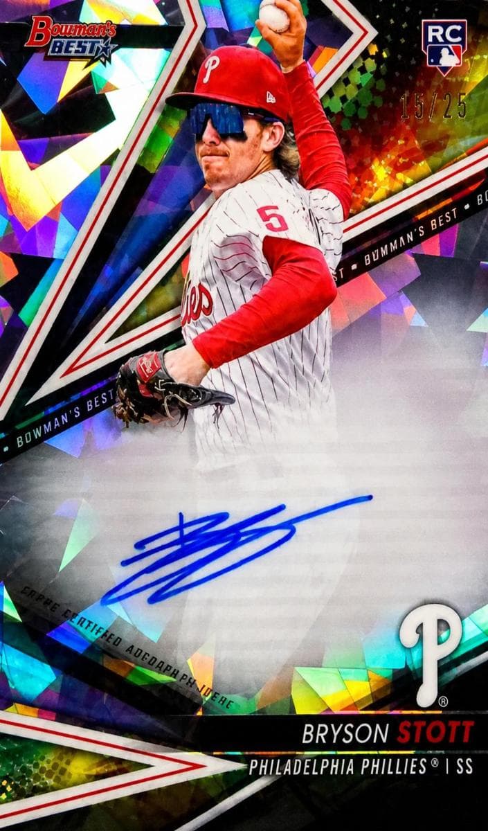 Bryson Stott 2022 bowman Bowman's Best