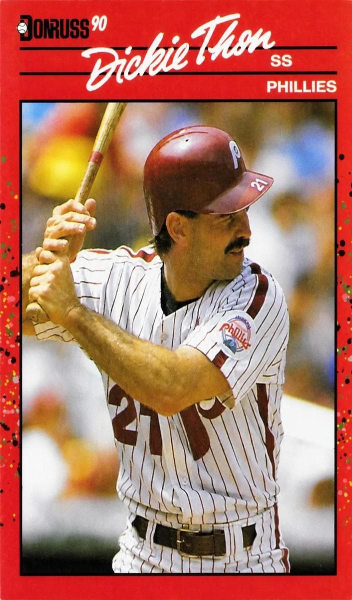 Dickie Thon 1990 panini Donruss