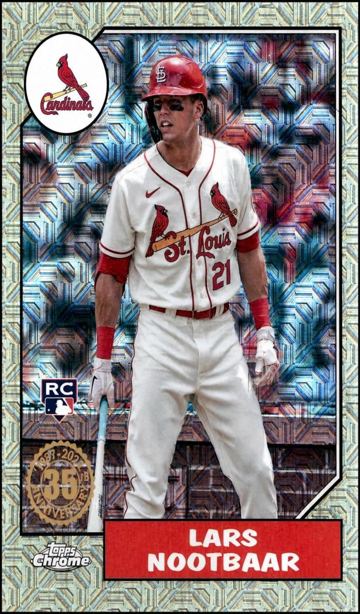 Lars Nootbaar 2022 topps Update Silver Pack