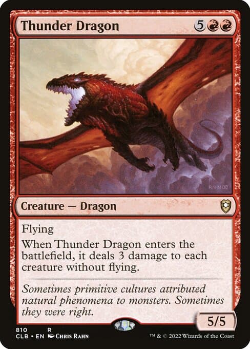 Thunder Dragon 1999 Magic: The Gathering Starter 1999