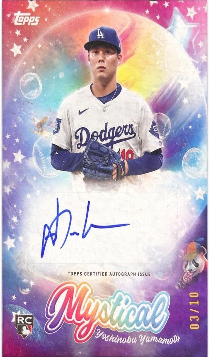 Yoshinobu Yamamoto 2024 topps Topps Update