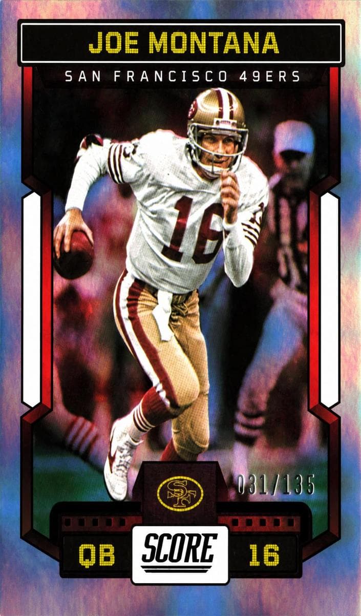 Joe Montana 2023 panini Score