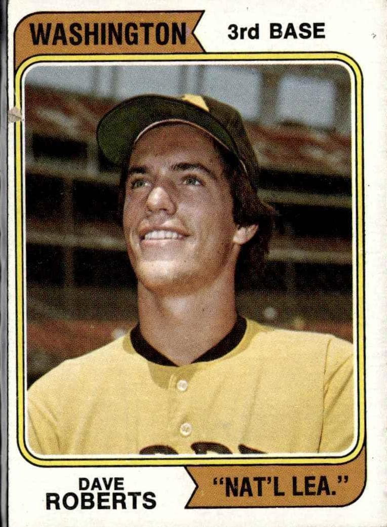 Dave Roberts 1974 topps Topps