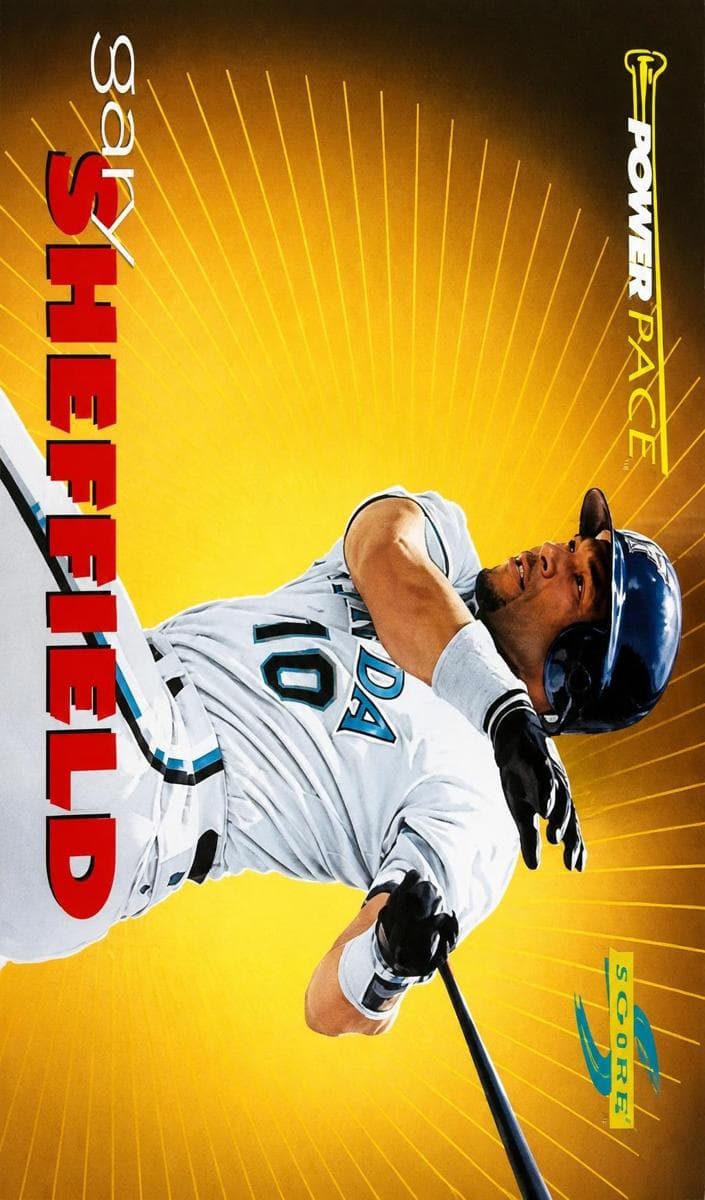 Gary Sheffield 1996 panini Score