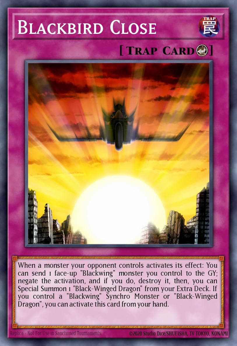 Blackbird Close 2025 Yu-Gi-Oh! Legendary 5D's Decks