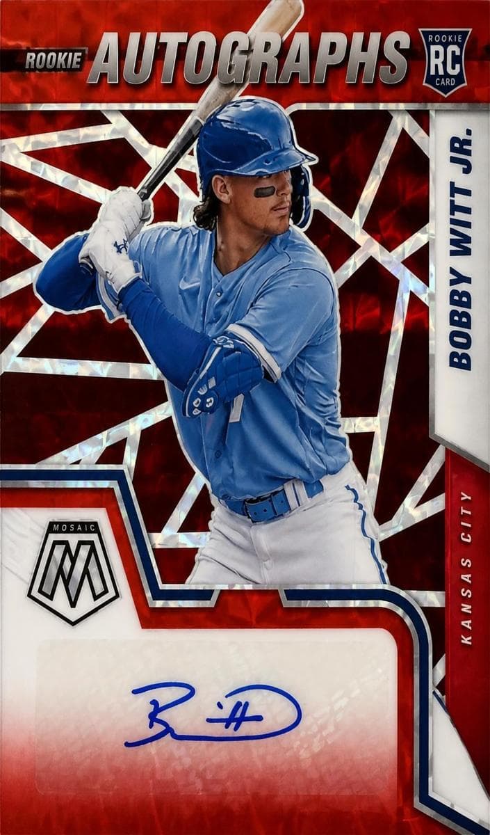 Bobby Witt Jr. 2022 panini Panini Mosaic