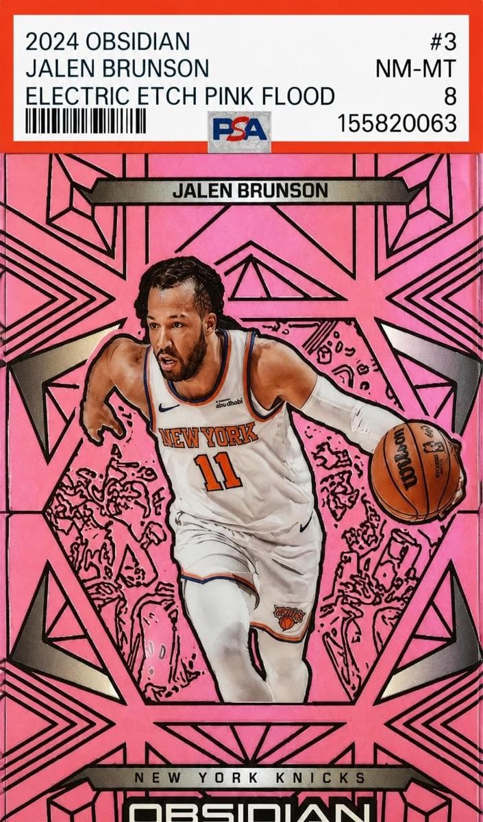 Jalen Brunson 2024 panini Panini Obsidian