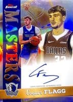Cooper Flagg 2025 topps Topps Finest Masters Autographs - Gold Geometric Refractor