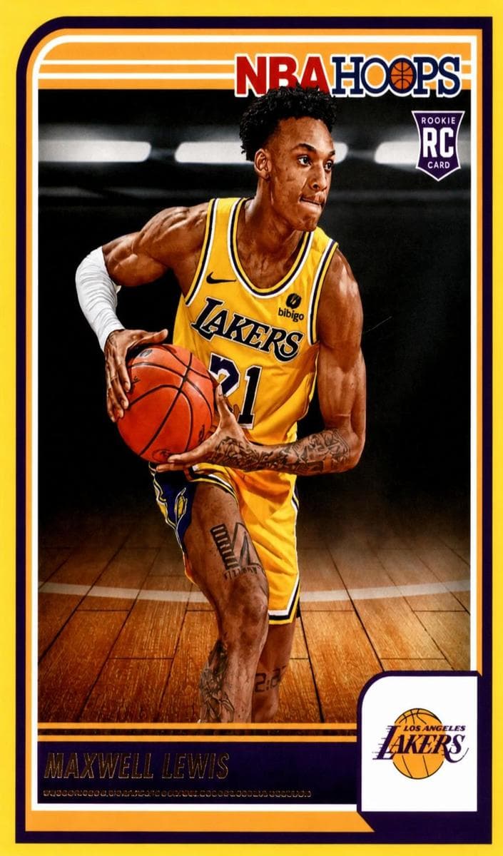 Maxwell Lewis 2023 panini Hoops Premium Stock