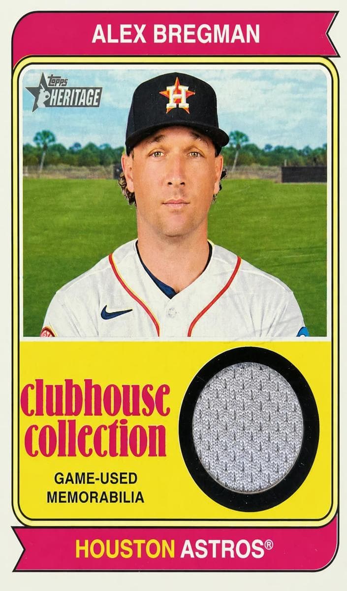 Alex Bregman 2023 topps Topps Heritage