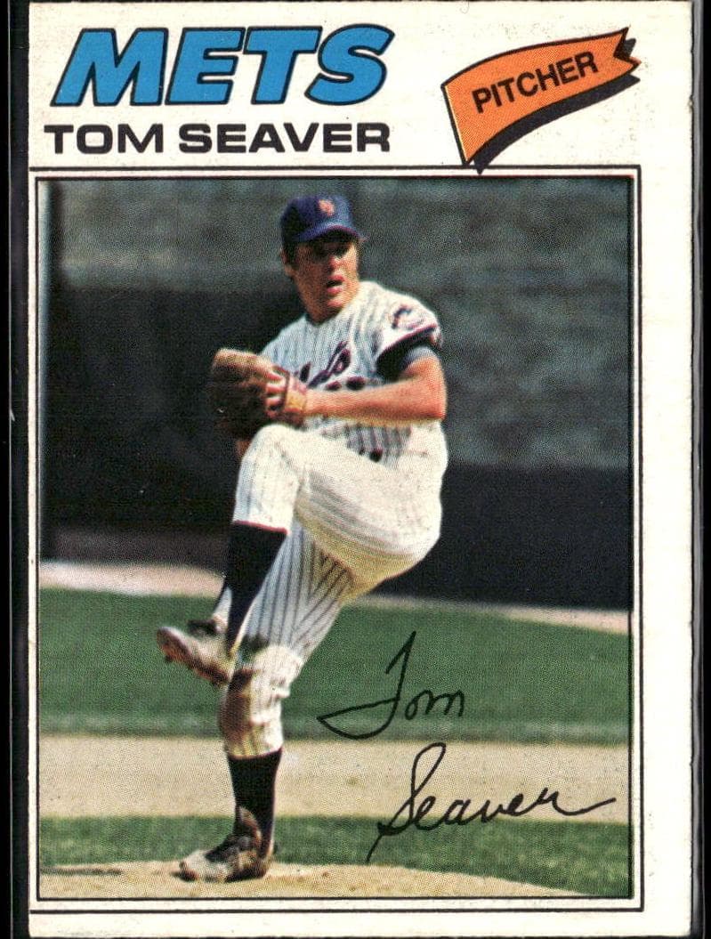 Tom Seaver 1977 topps O-Pee-Chee
