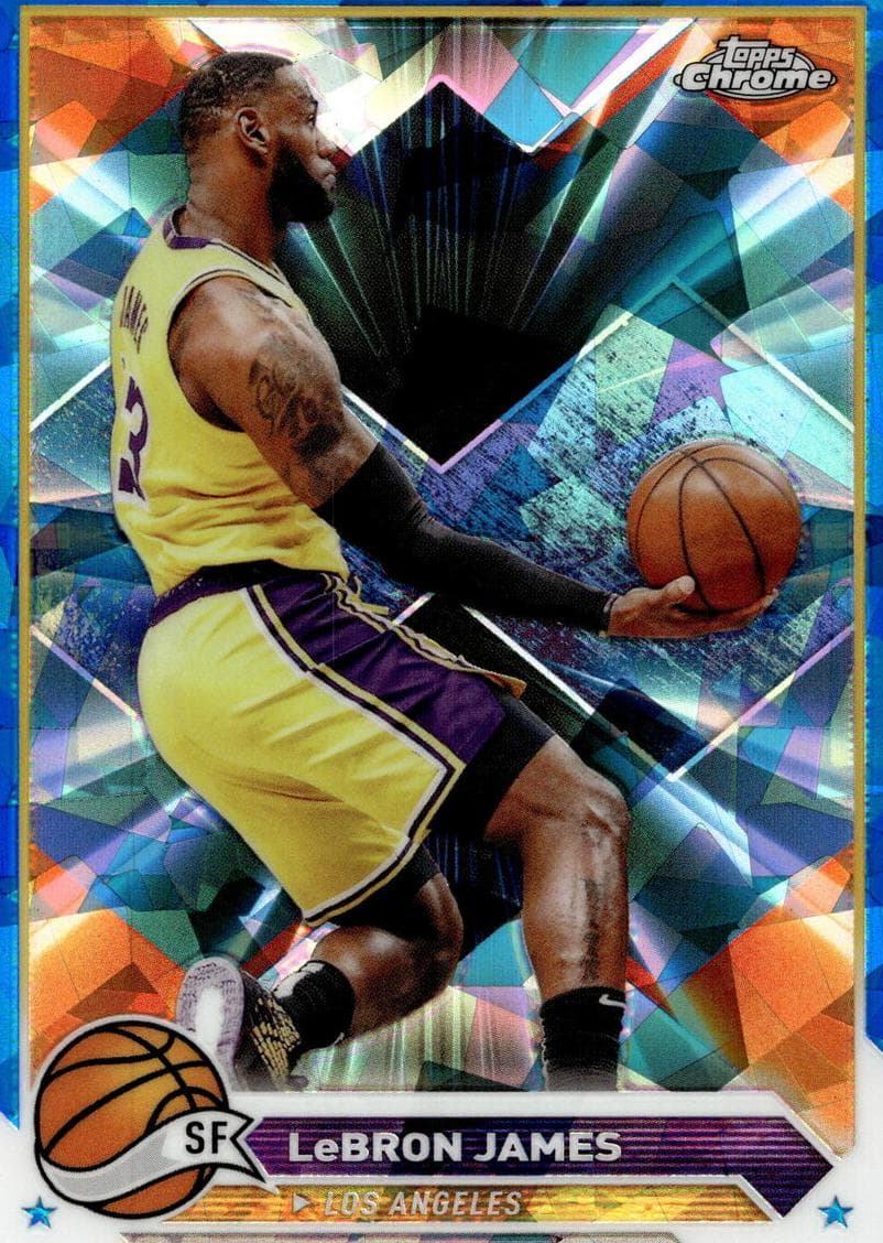LeBron James 2023 topps Topps Chrome Sapphire Edition
