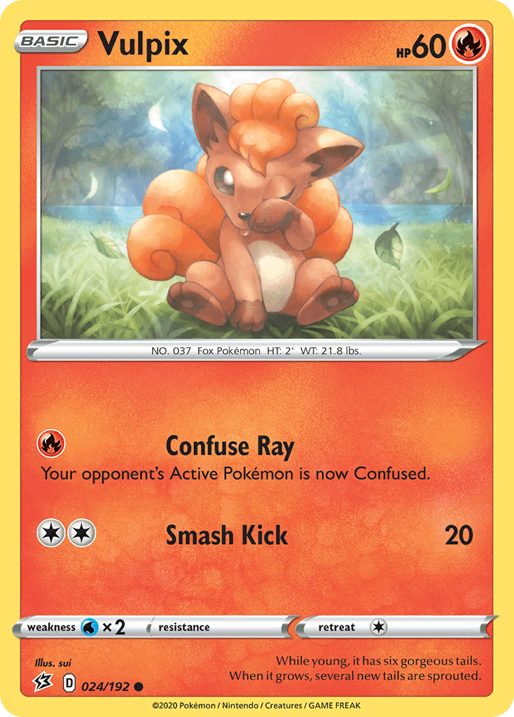 Vulpix 2020 Pokemon Rebel Clash