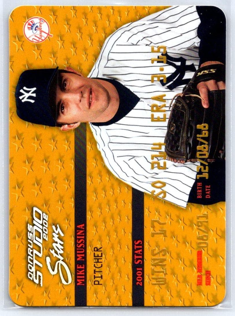 Mike Mussina trading card