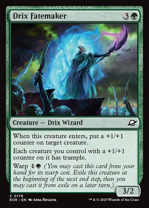 Drix Fatemaker 2025 Magic: The Gathering Edge of Eternities