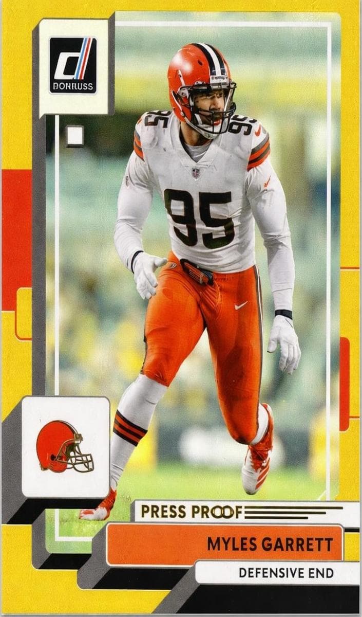 Myles Garrett 2022 panini Panini Donruss