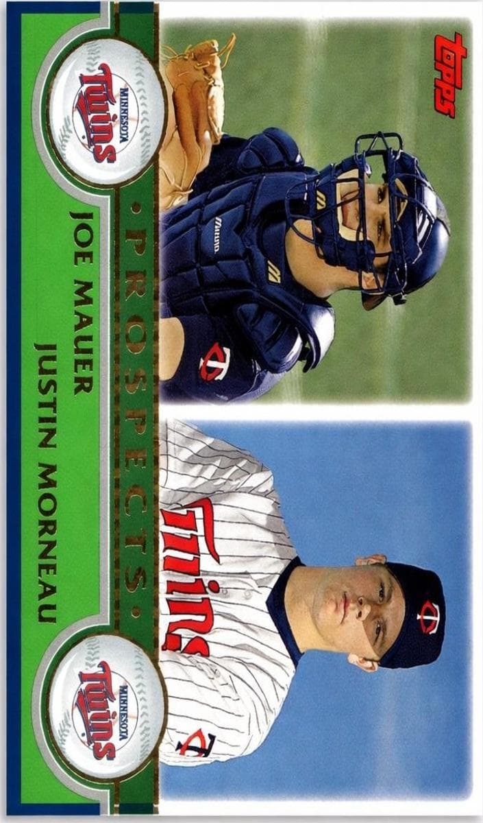 Joe Mauer / Justin Morneau 2003 topps Topps