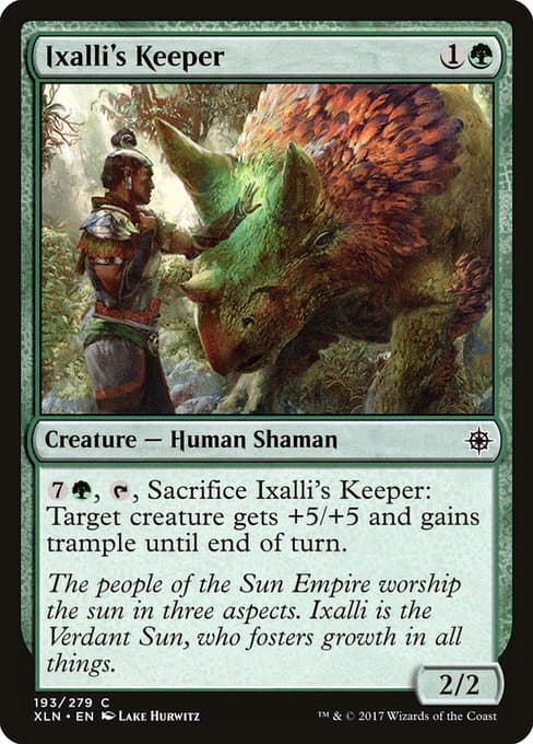 Ixalli's Keeper 2017 Magic: The Gathering Ixalan