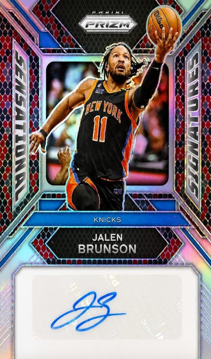 Jalen Brunson 2023 panini Panini Prizm