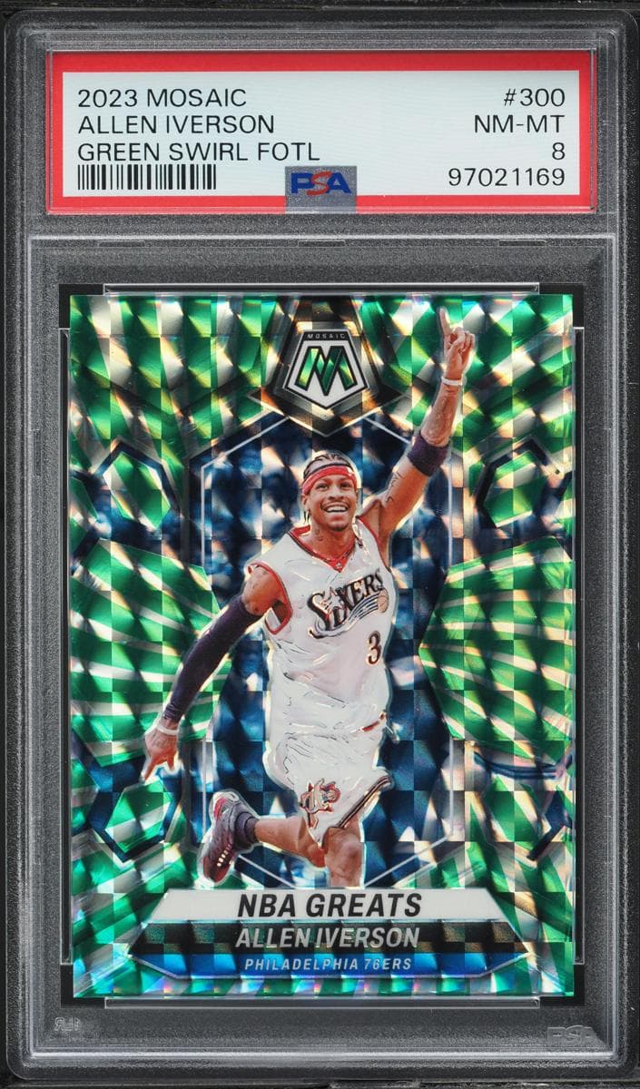 Allen Iverson 2023 panini Panini Mosaic