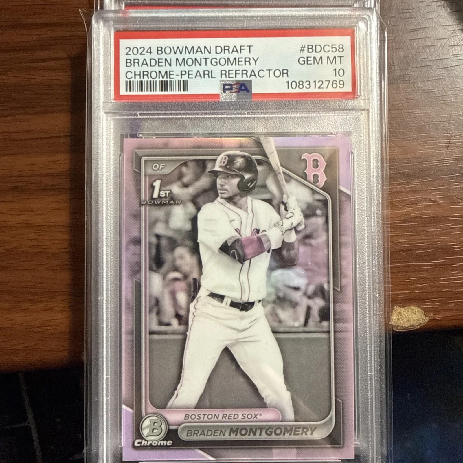 Braden Montgomery trading card