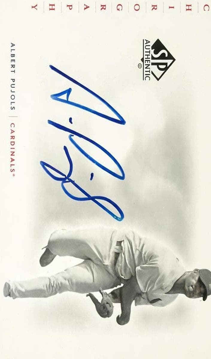 Albert Pujols 2001 unknown