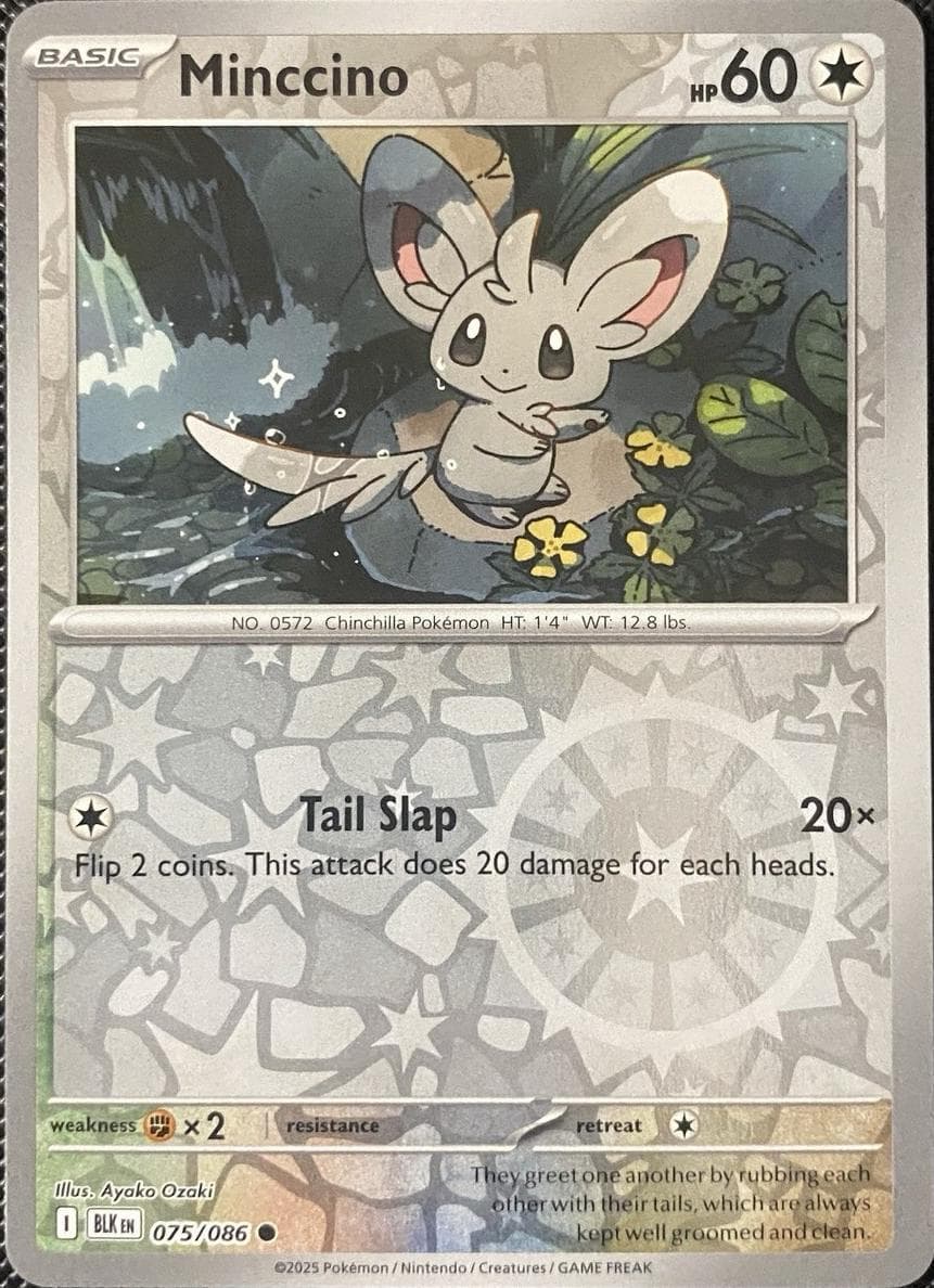 Minccino trading card
