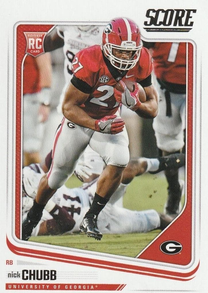 Nick Chubb 2018 panini