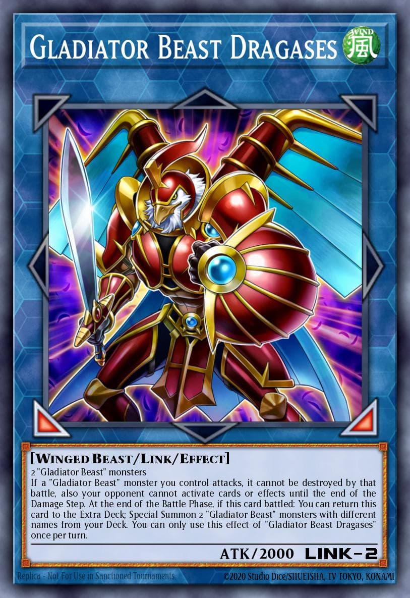 Gladiator Beast Dragases 2019 Yu-Gi-Oh! 2019 Gold Sarcophagus Tin Mega Pack