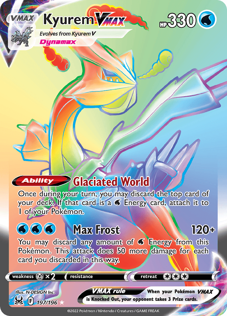 Kyurem VMAX 2022 Pokemon