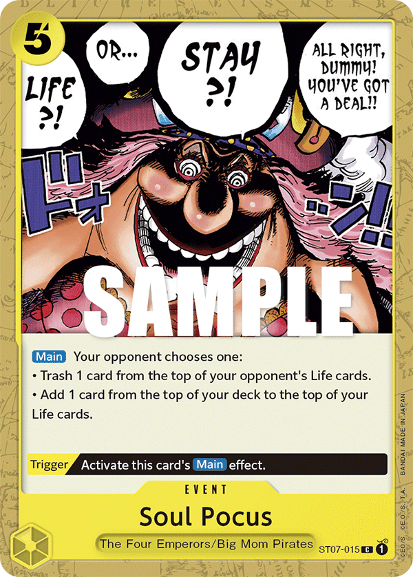 Soul Pocus 2023 One Piece Starter Deck 7: Big Mom Pirates