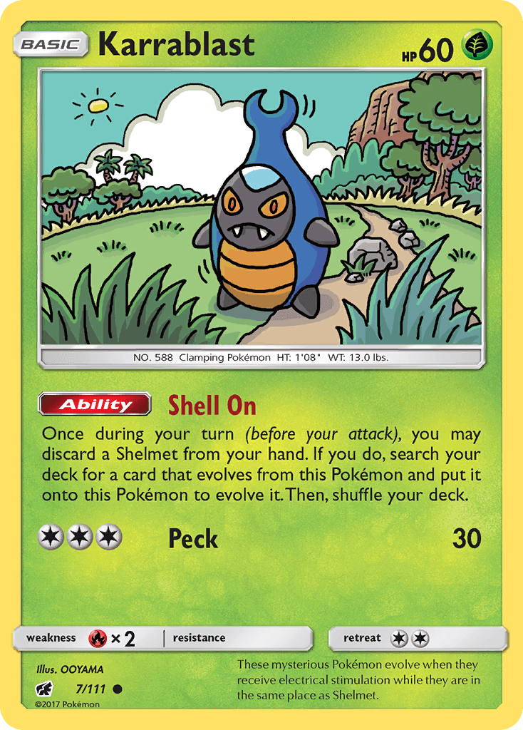 Karrablast 2017 Pokemon Crimson Invasion