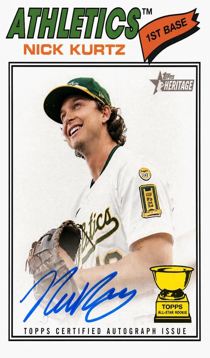 Nick Kurtz 2026 topps Topps Heritage
