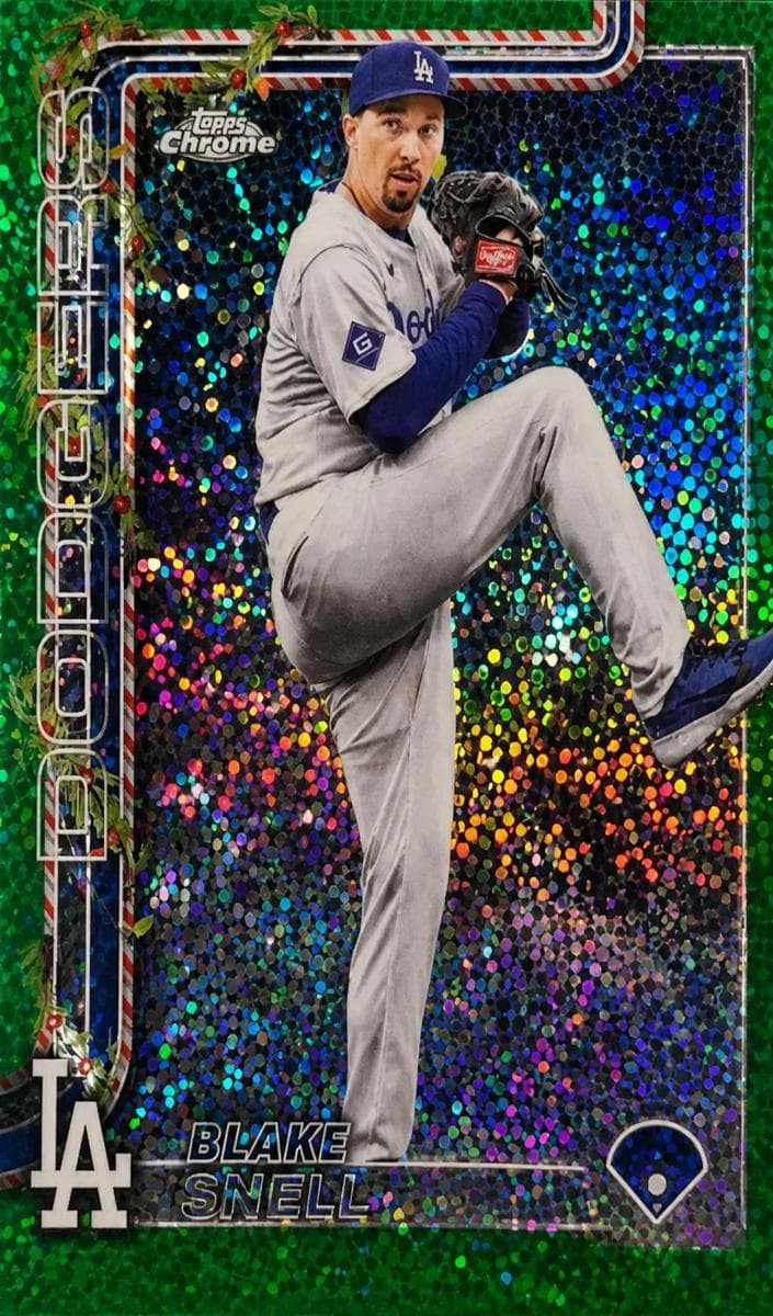 Blake Snell 2025 topps Holiday