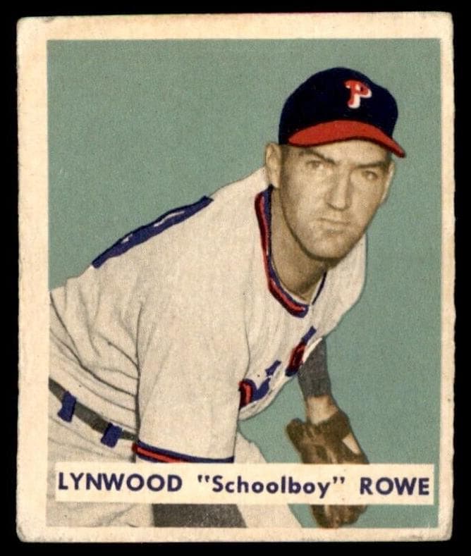 Lynwood "Schoolboy" Rowe 1949 bowman Bowman