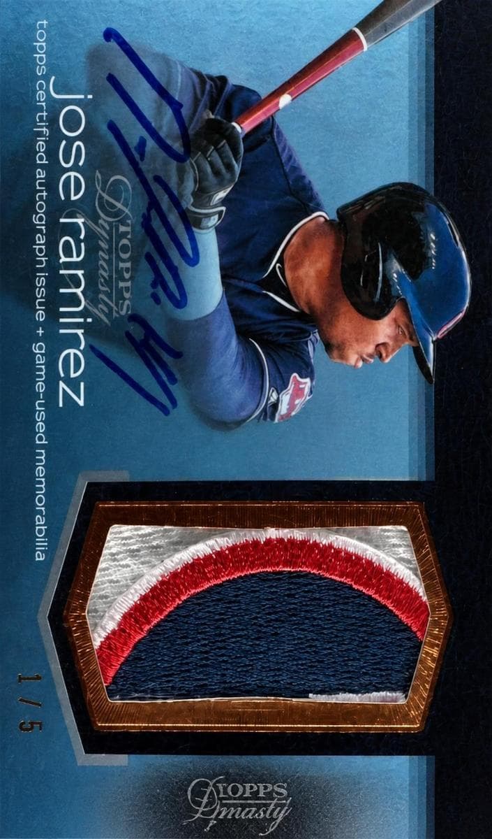 Jose Ramirez 2018 topps Topps Dynasty