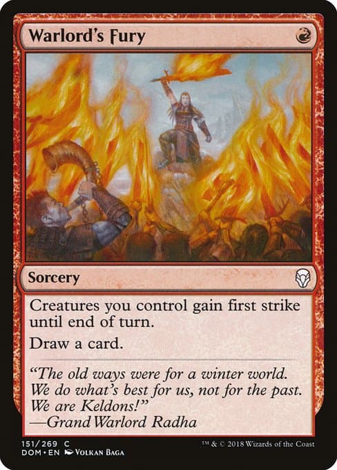 Warlord's Fury 2018 Magic: The Gathering Dominaria