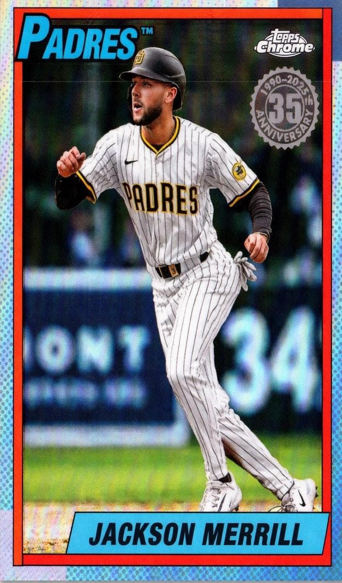 Jackson Merrill 2025 topps Topps Chrome Update