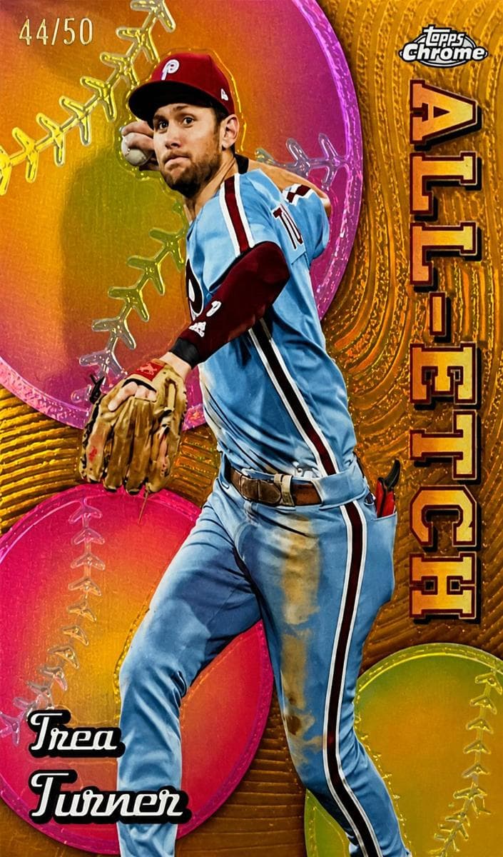Trea Turner 2024 topps Topps Chrome