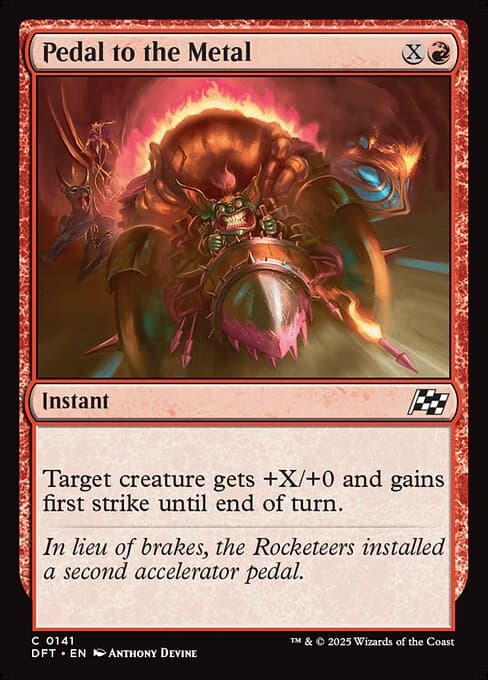 Pedal to the Metal 2025 Magic: The Gathering Aetherdrift