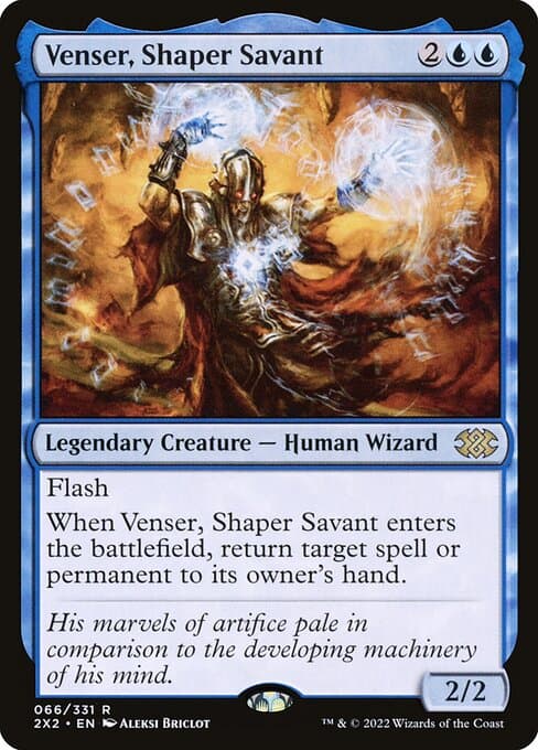 Venser, Shaper Savant 2022 Magic: The Gathering Double Masters 2022