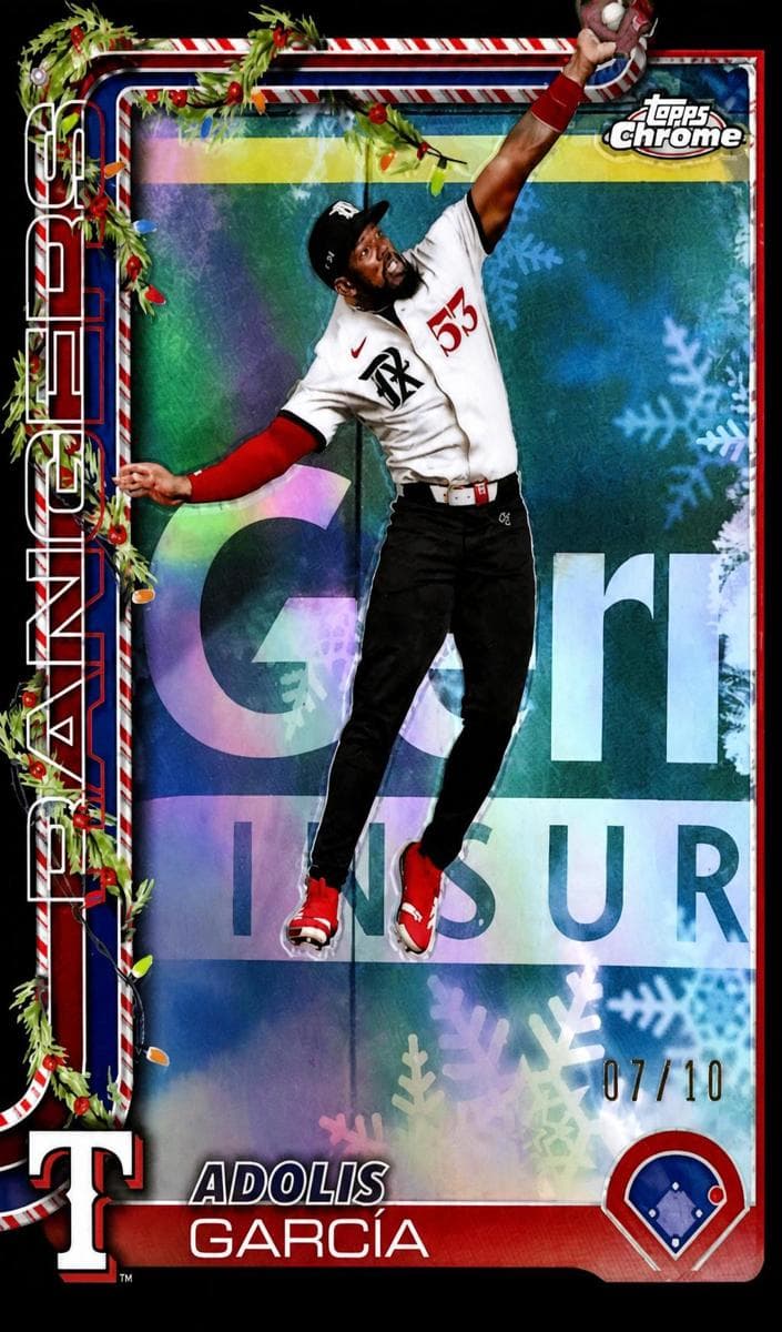 Adolis Garcia 2025 topps Holiday